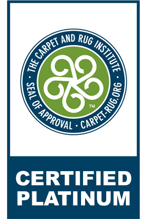 Zerorez Calgary is certified platinum by the carpet and rug institute.